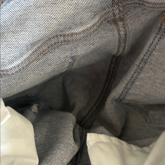 Zara Blue Skinny Jeans with Floral Embroidery sz 06 - Picture 9 of 9